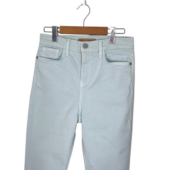 Rebecca Minkoff Sunset Flare High Rise Light Wash Slightly Distressed Size 27 - Picture 3 of 8